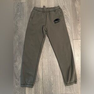 Roots Sweatpants Olive and Black
